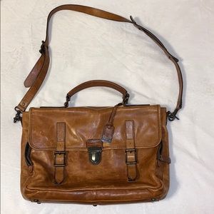 FRYE LOGAN BUCKLE BRIEFCASE